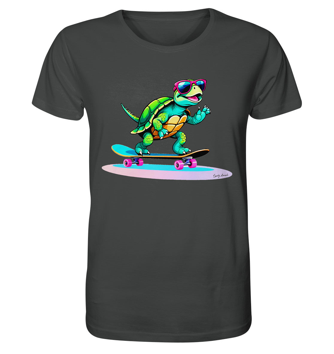 Skateboarding Turtle Unisex - Organic Shirt