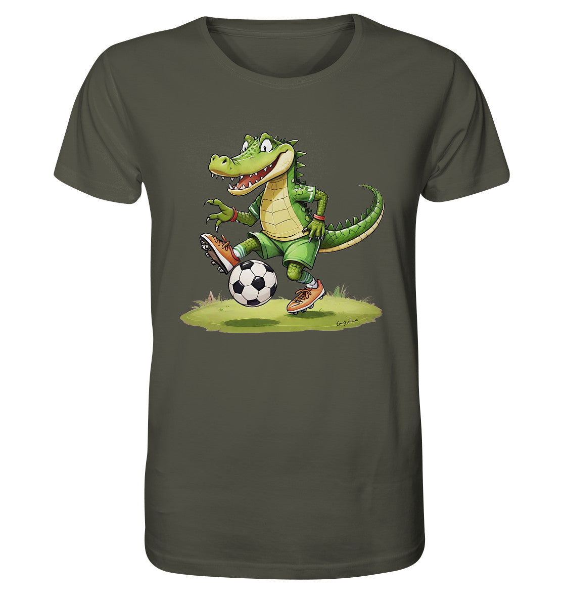 Soccer Crocodile Unisex - Organic Shirt