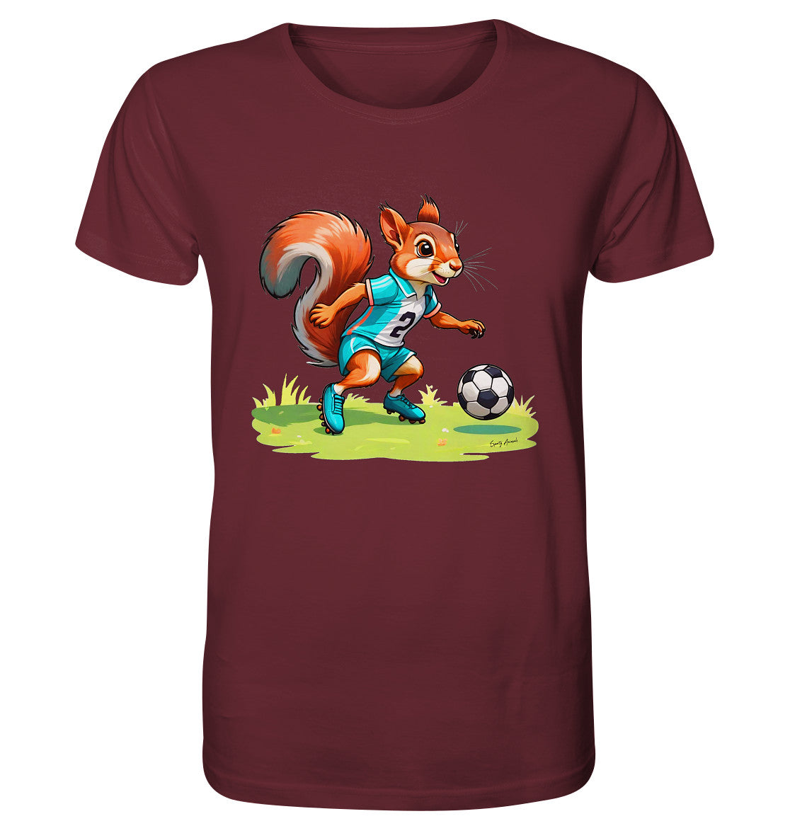 Soccer Squirrel Unisex - Organic Shirt