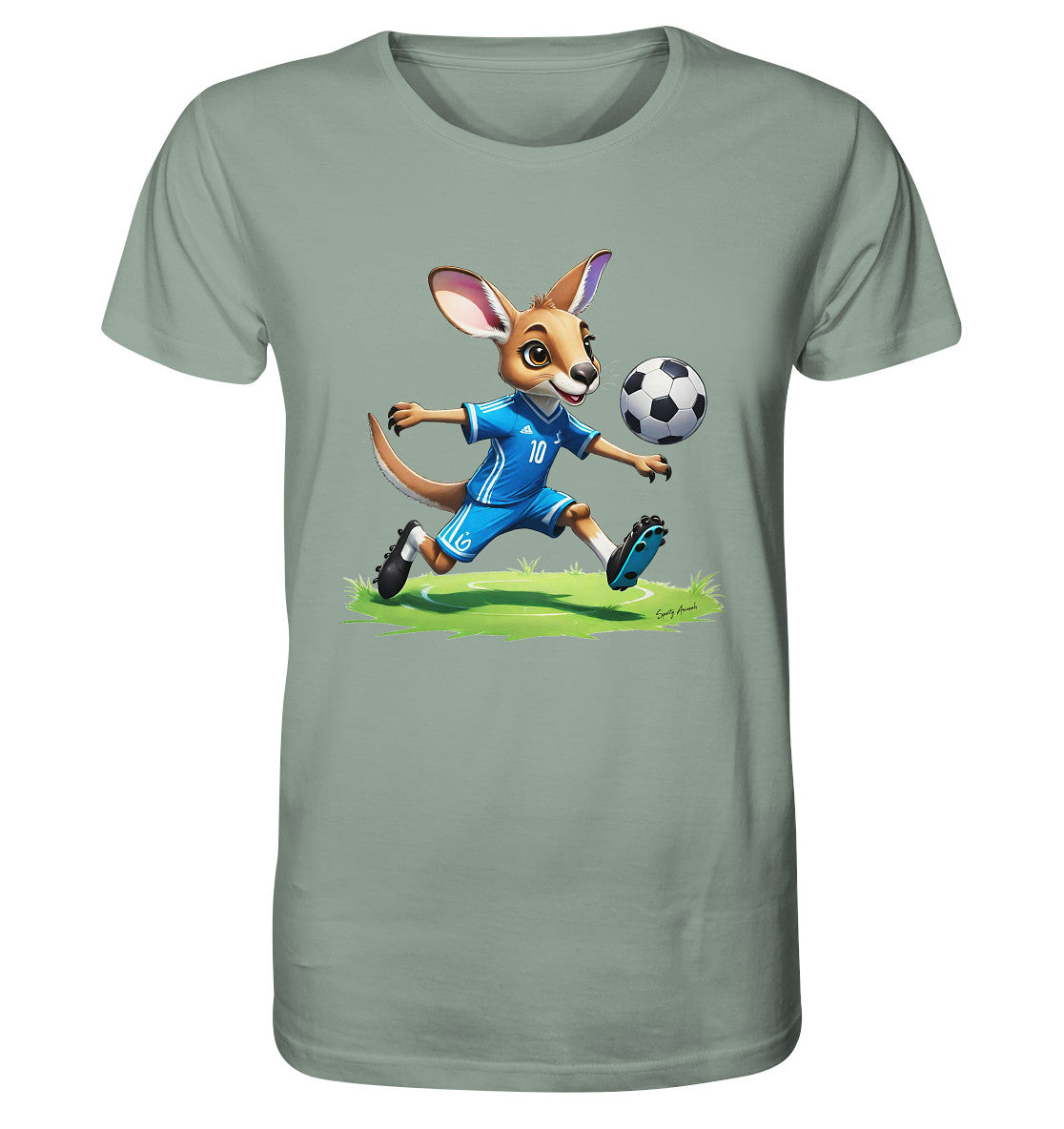 Soccer Kangaroo Unisex - Organic Shirt