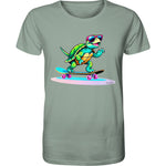 Skateboarding Turtle Unisex - Organic Shirt