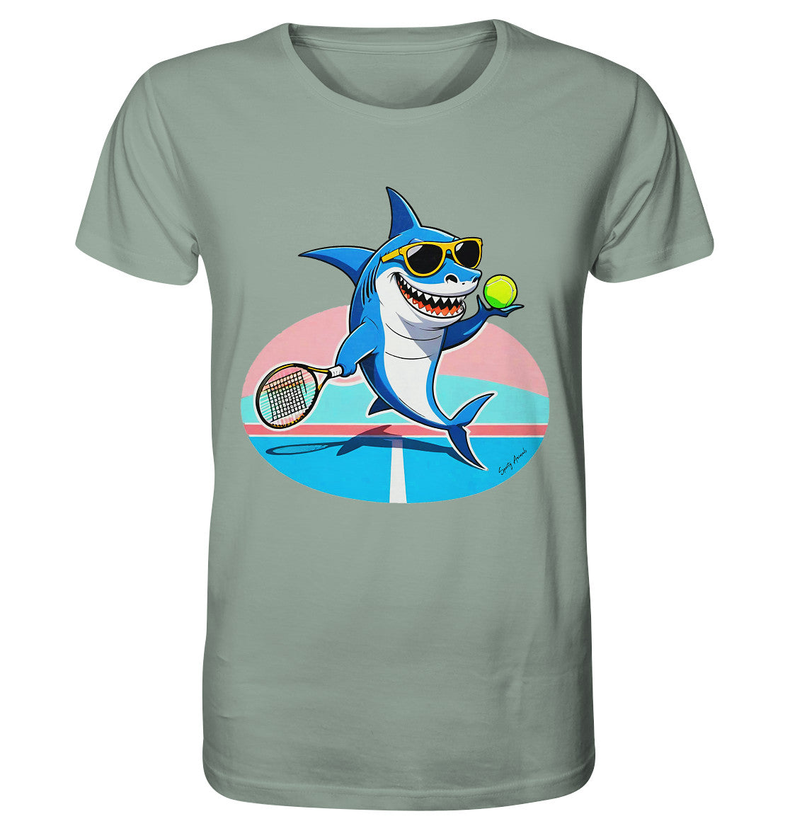 Tennis Shark Unisex  - Organic Shirt