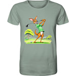 Golfing Kangaroo Unisex - Organic Shirt