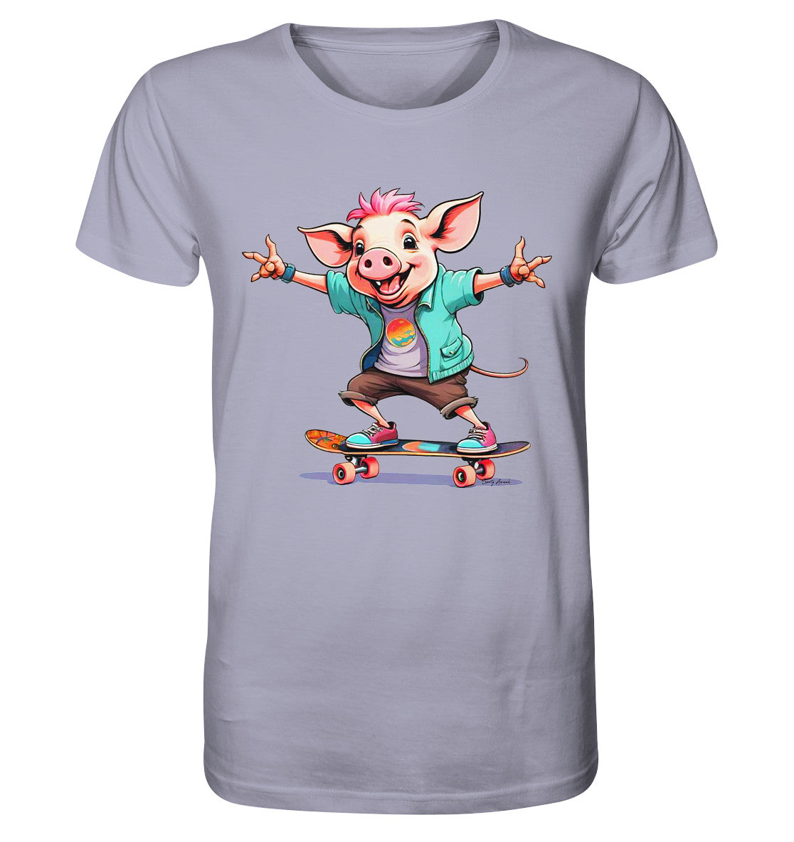 Skateboarding Pork - Organic Shirt