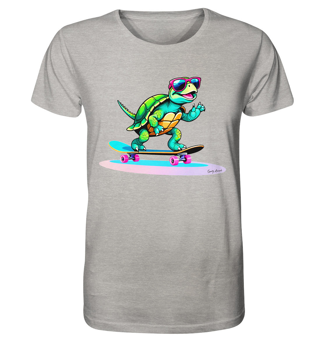 Skateboarding Turtle Unisex - Organic Shirt