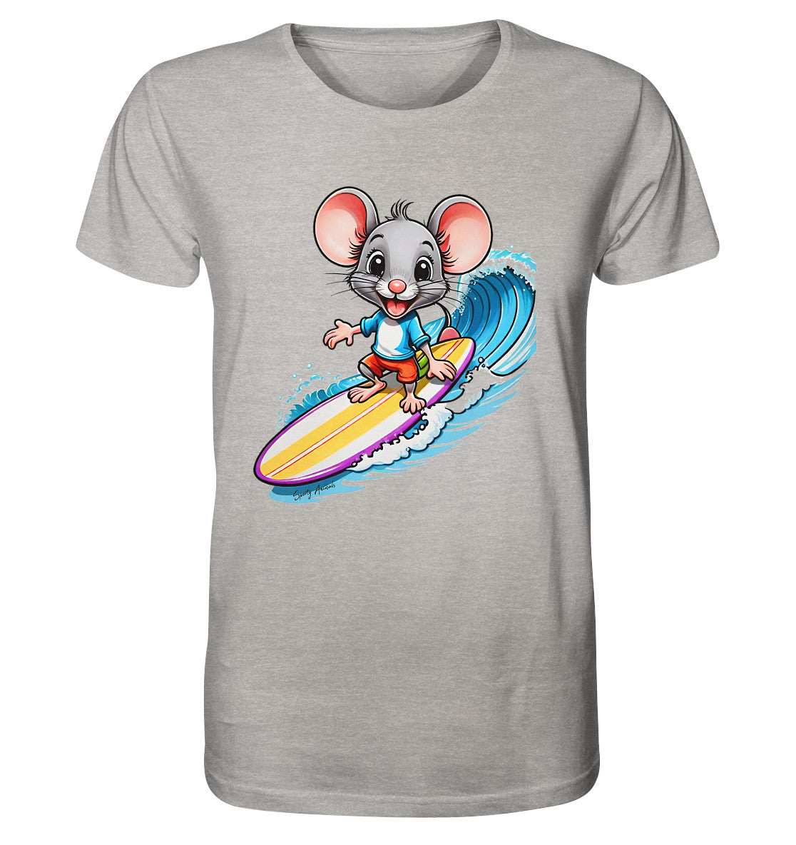 Surfing Mouse Unisex - Organic Shirt