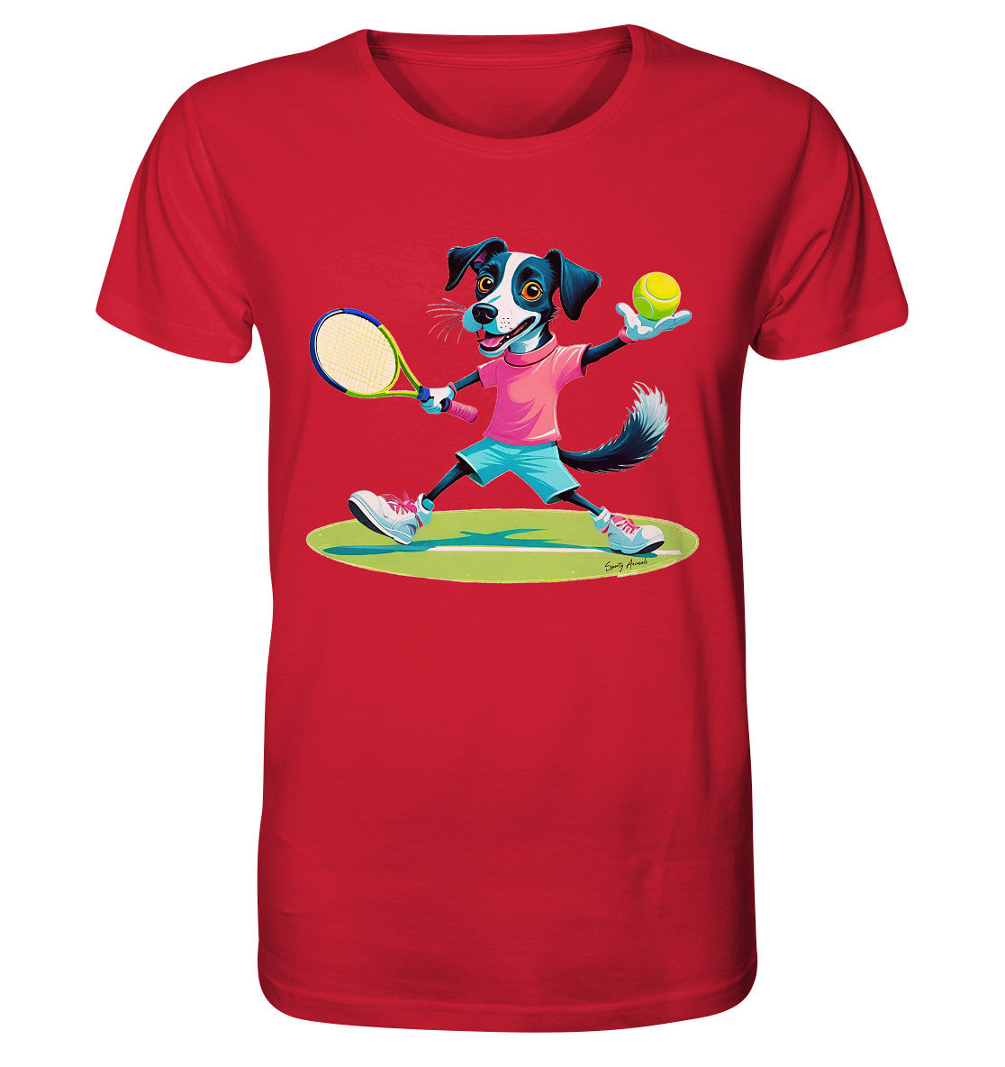 Tennis Dog Unisex  - Organic Shirt