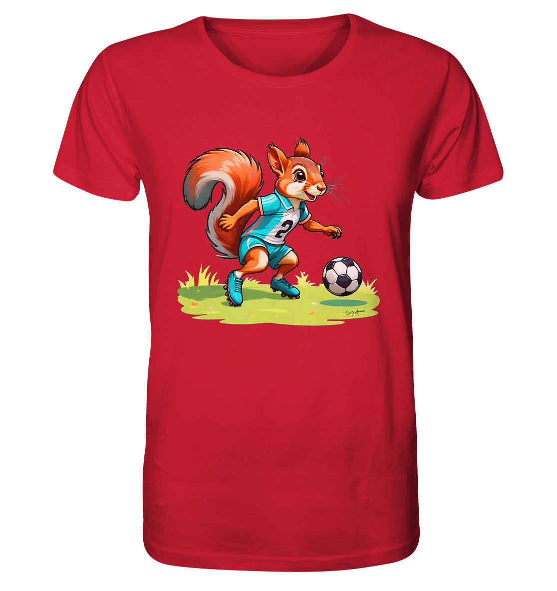 Soccer Squirrel Unisex - Organic Shirt