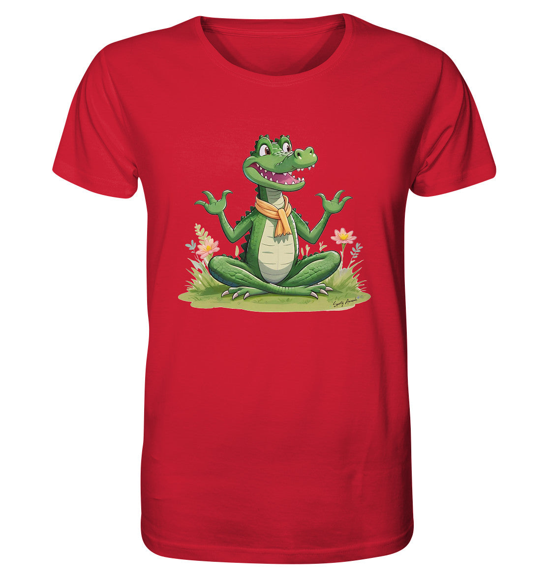 Yoga Crocodile Unisex - Organic Shirt