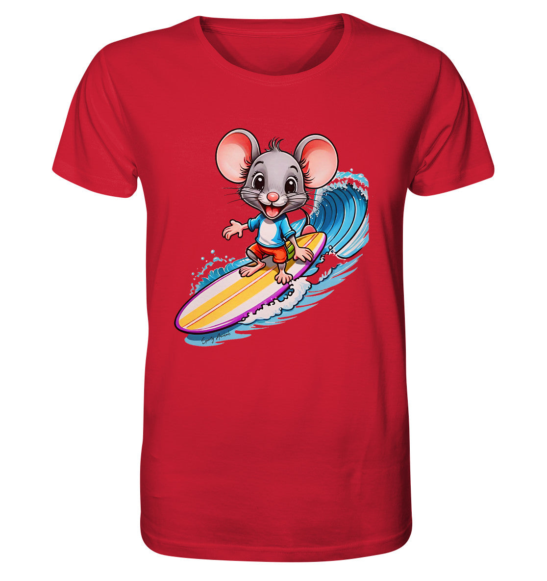 Surfing Mouse Unisex - Organic Shirt