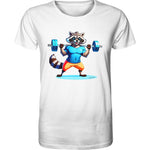 Fitness Raccoon Unisex - Organic Shirt