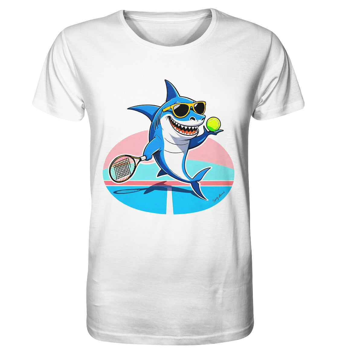 Tennis Shark Unisex  - Organic Shirt