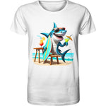 Surfing Shark Unisex - Organic Shirt