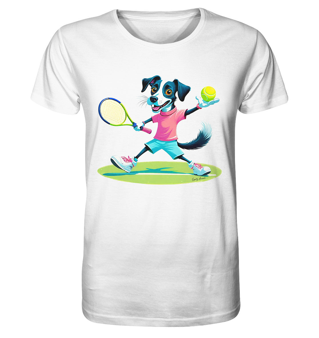 Tennis Dog Unisex  - Organic Shirt