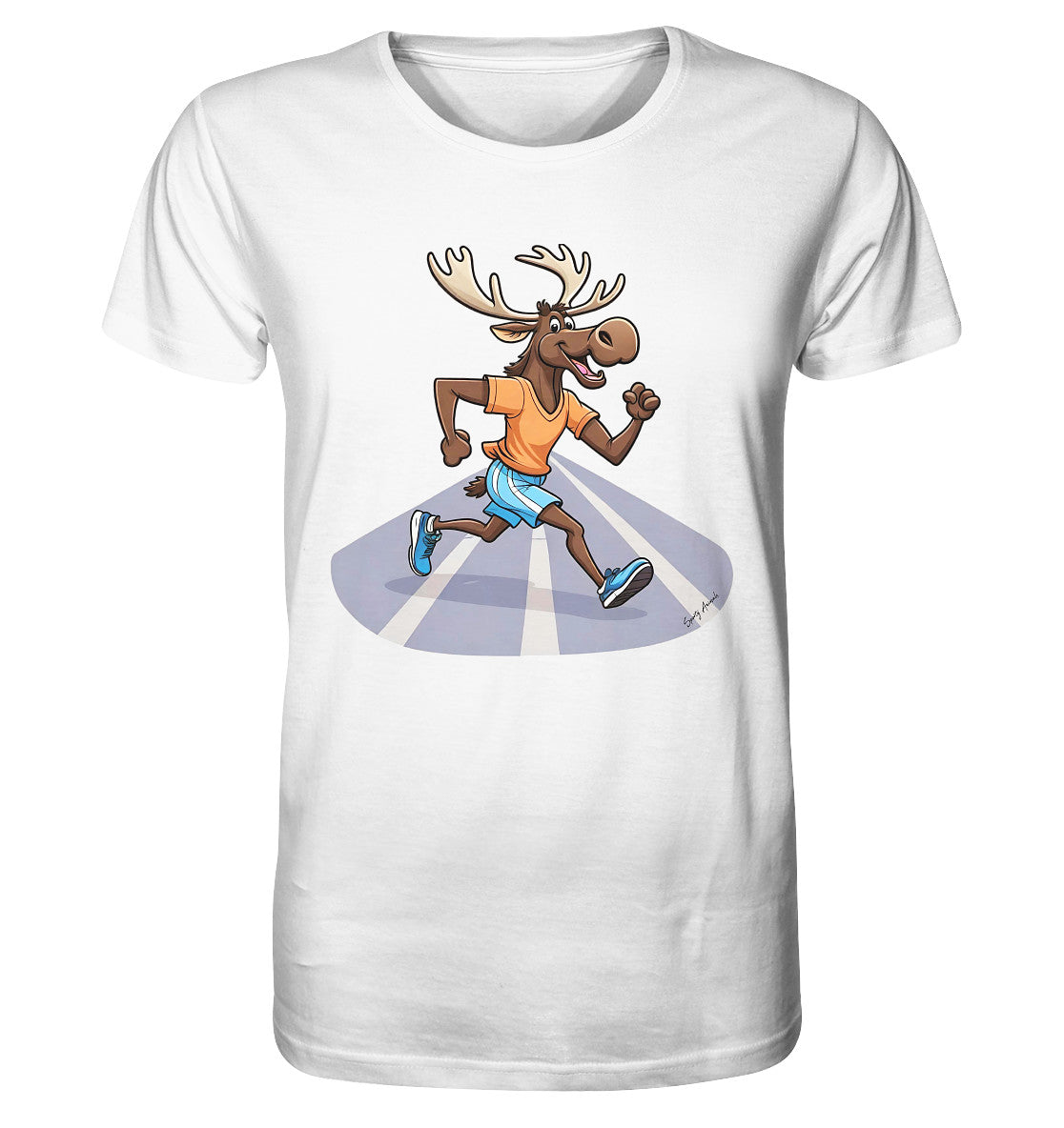 Running Elk Unisex - Organic Shirt