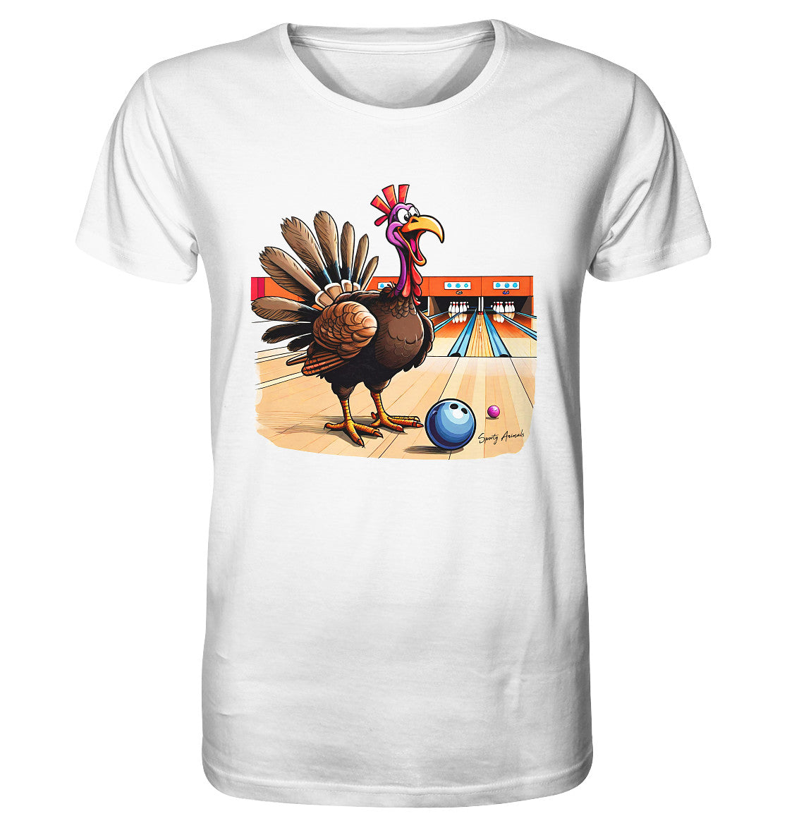 Bowling Turkey Unisex - Organic Shirt