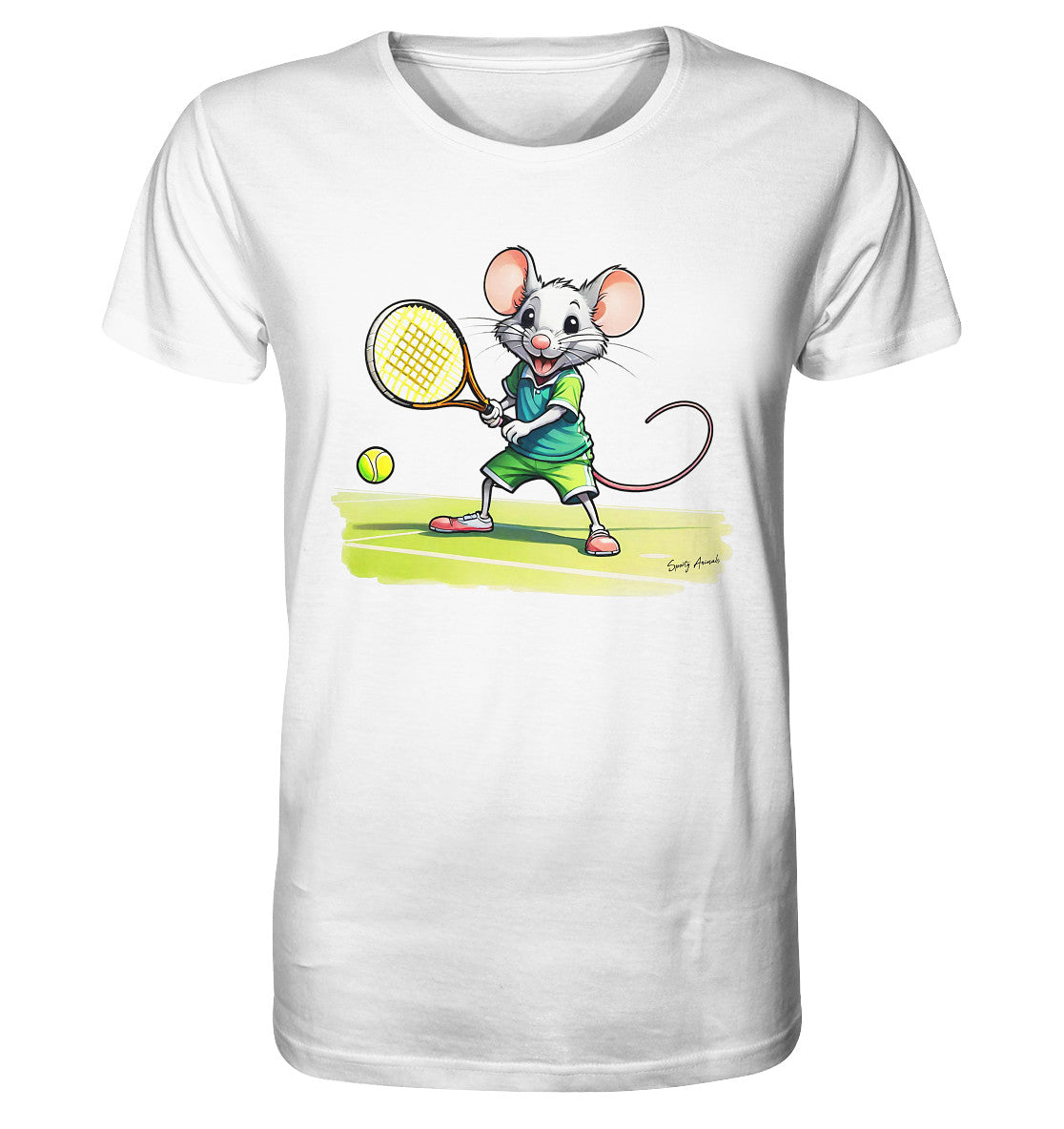 Tennis Mouse Unisex - Organic Shirt