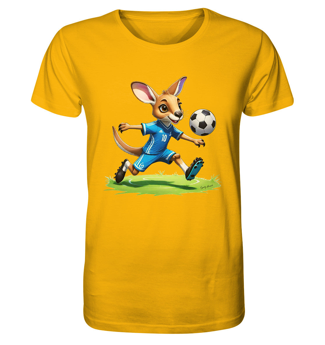 Soccer Kangaroo Unisex - Organic Shirt