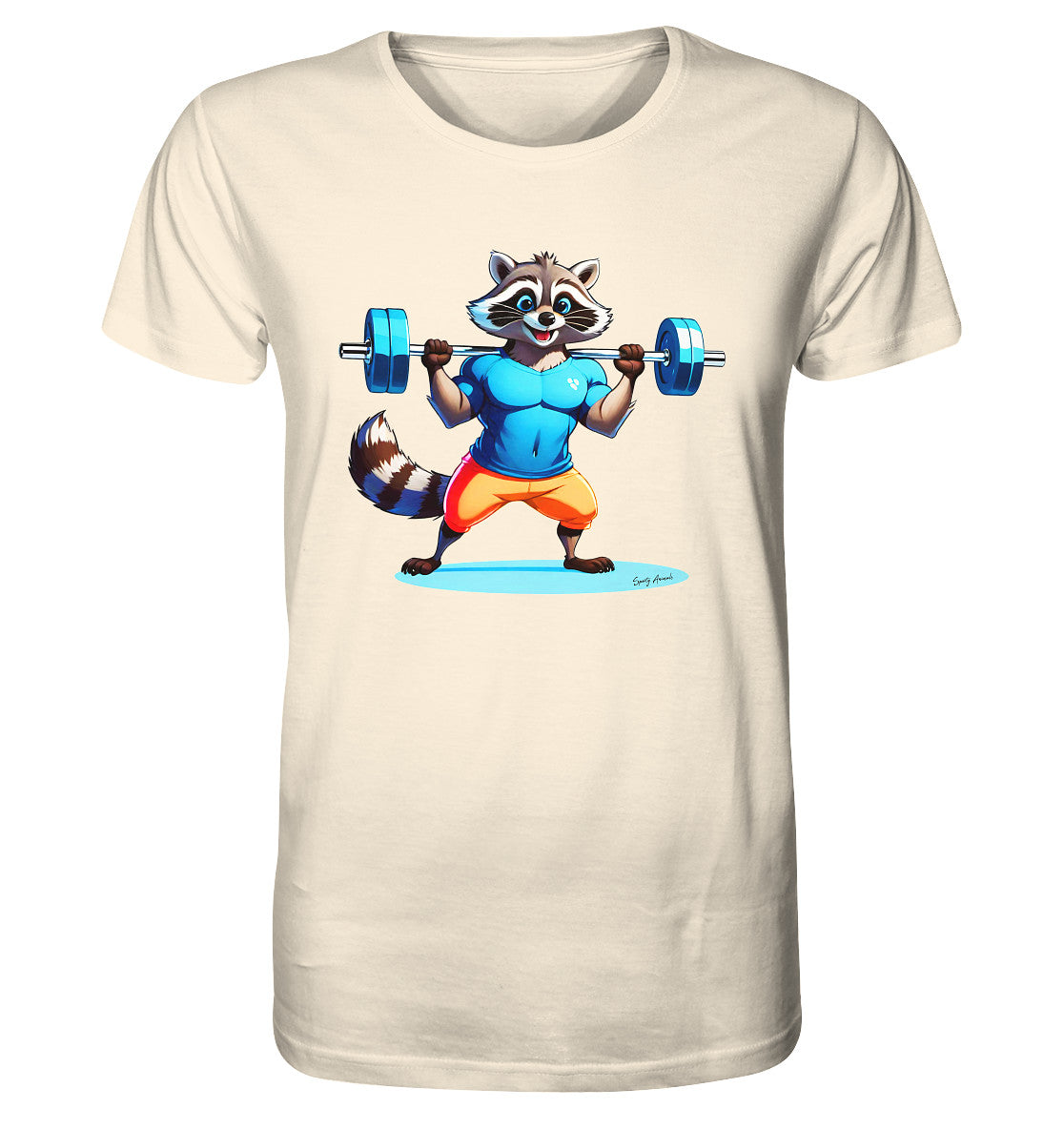 Fitness Raccoon Unisex - Organic Shirt