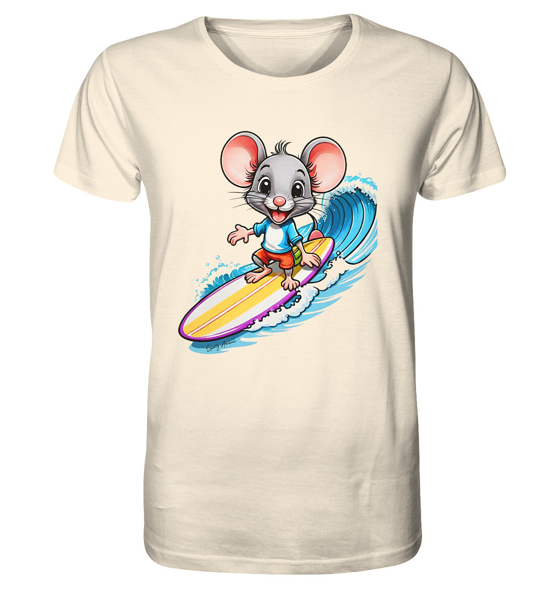 Surfing Mouse Unisex - Organic Shirt