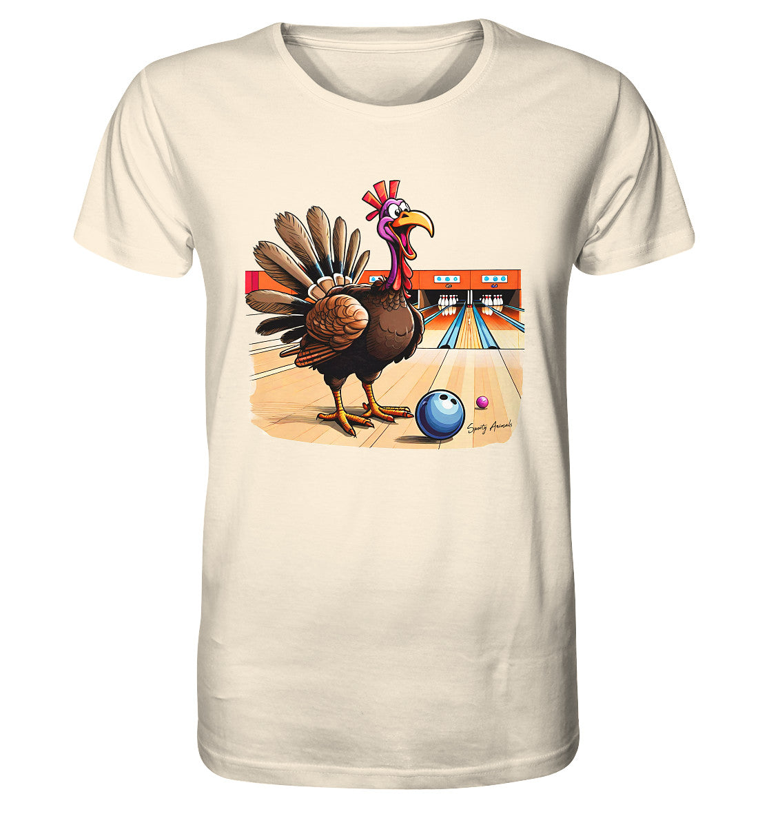 Bowling Turkey Unisex - Organic Shirt