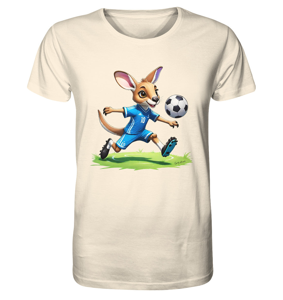 Soccer Kangaroo Unisex - Organic Shirt