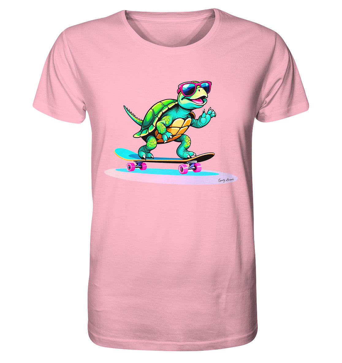 Skateboarding Turtle Unisex - Organic Shirt