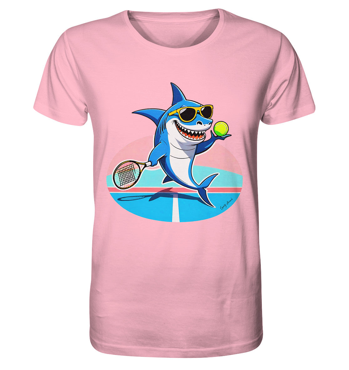 Tennis Shark Unisex  - Organic Shirt