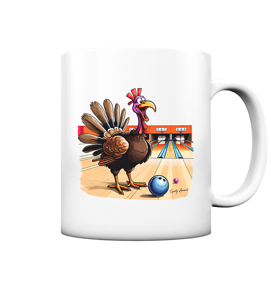 Bowling Turkey - Tasse matt