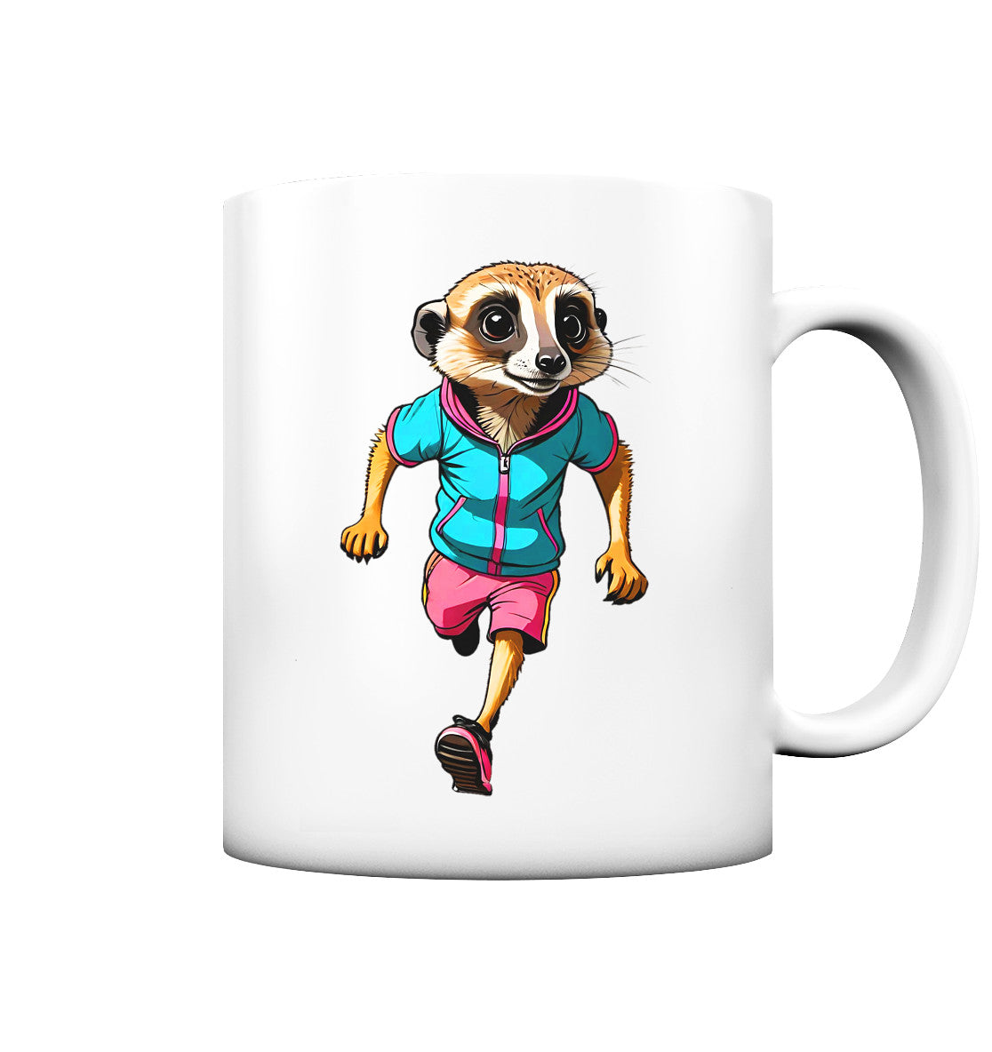 Jogging Meerkat  - Tasse matt