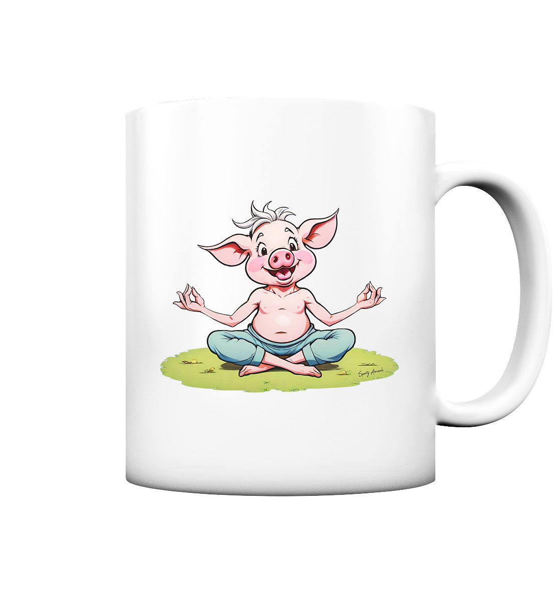 Yoga Pork - Tasse matt