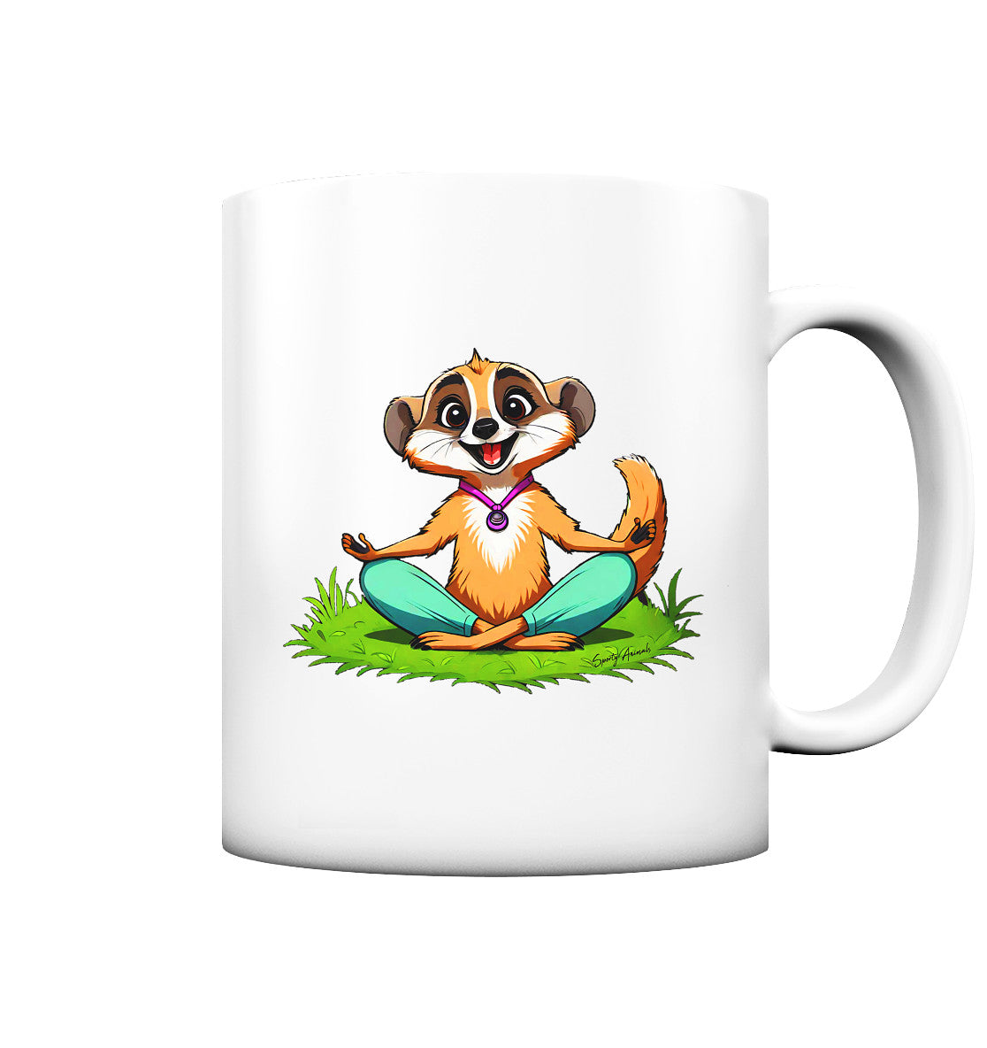 Yoga Meerkat - Tasse matt