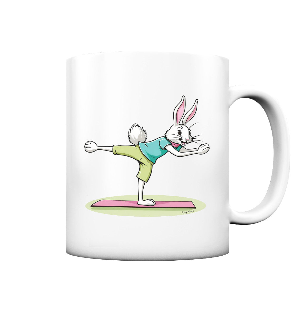 Pilates Bunny - Tasse matt