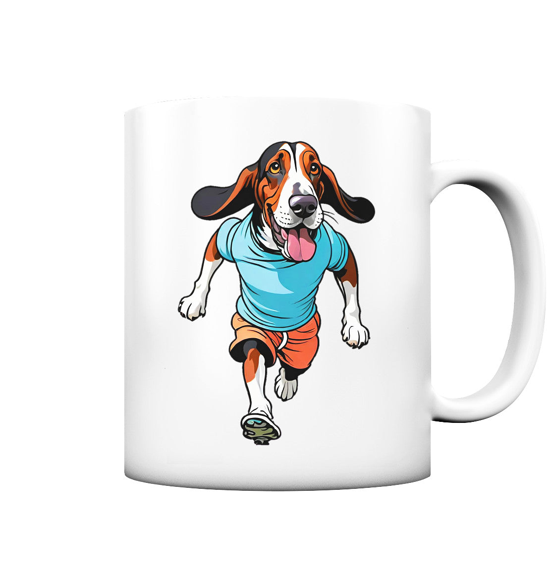 Jogging Dog - Tasse matt