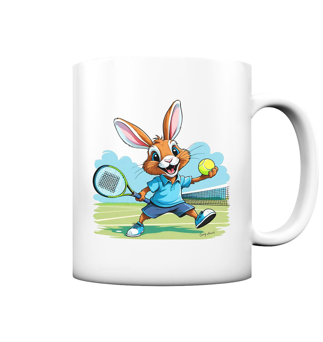 Tennis Bunny - Tasse matt