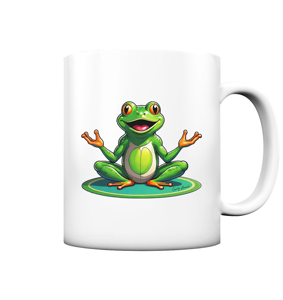 Yoga Frog - Tasse matt