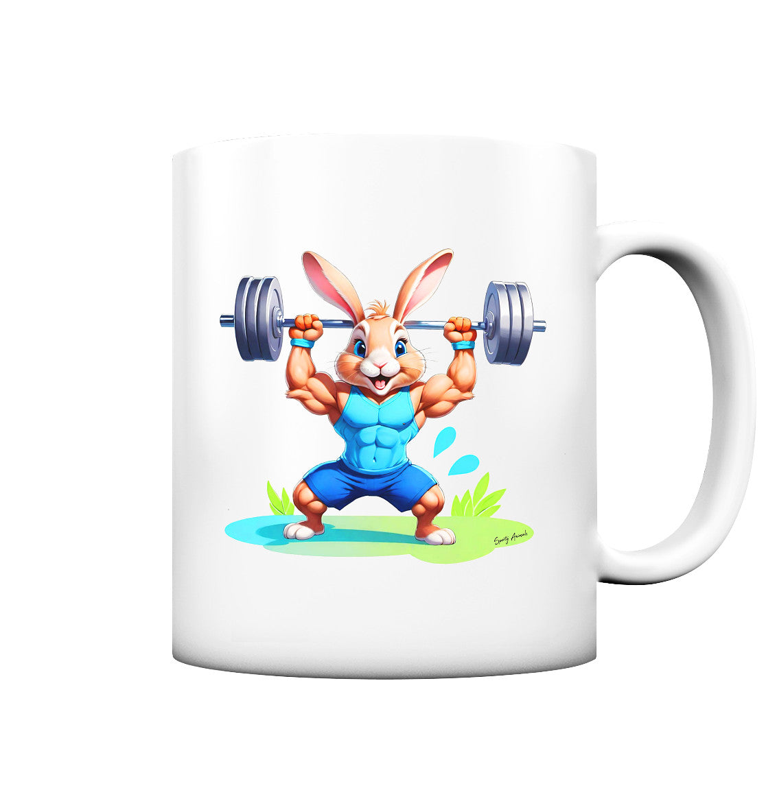 Fitness Bunny - Tasse matt