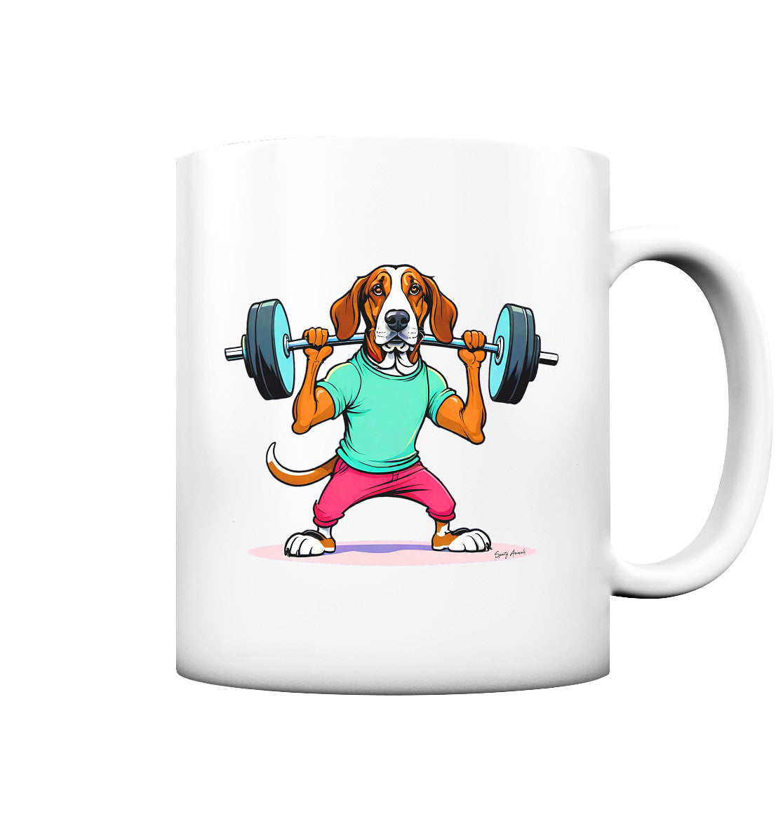 Fitness Dog - Tasse matt