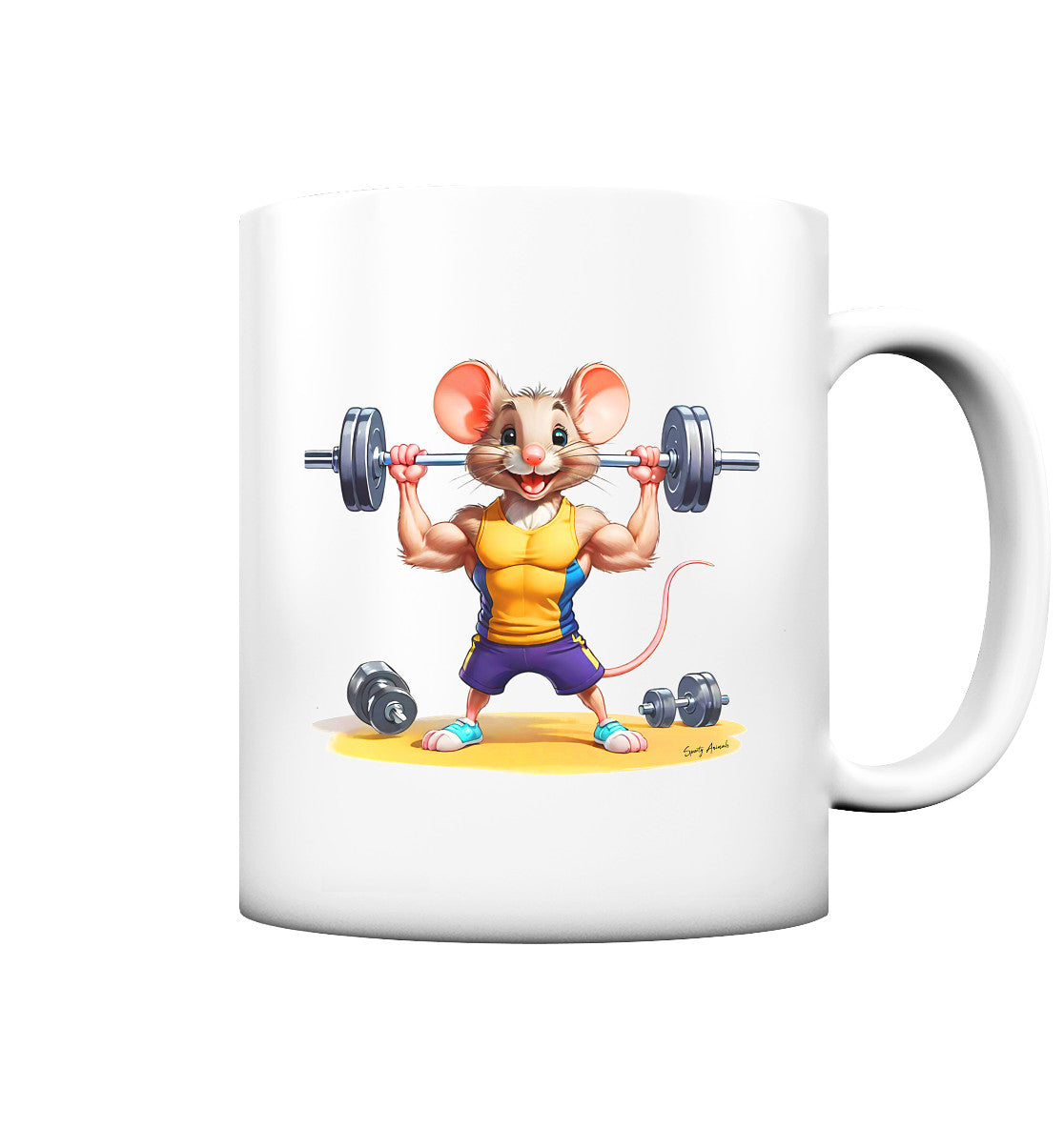 Fitness Mouse - Tasse matt