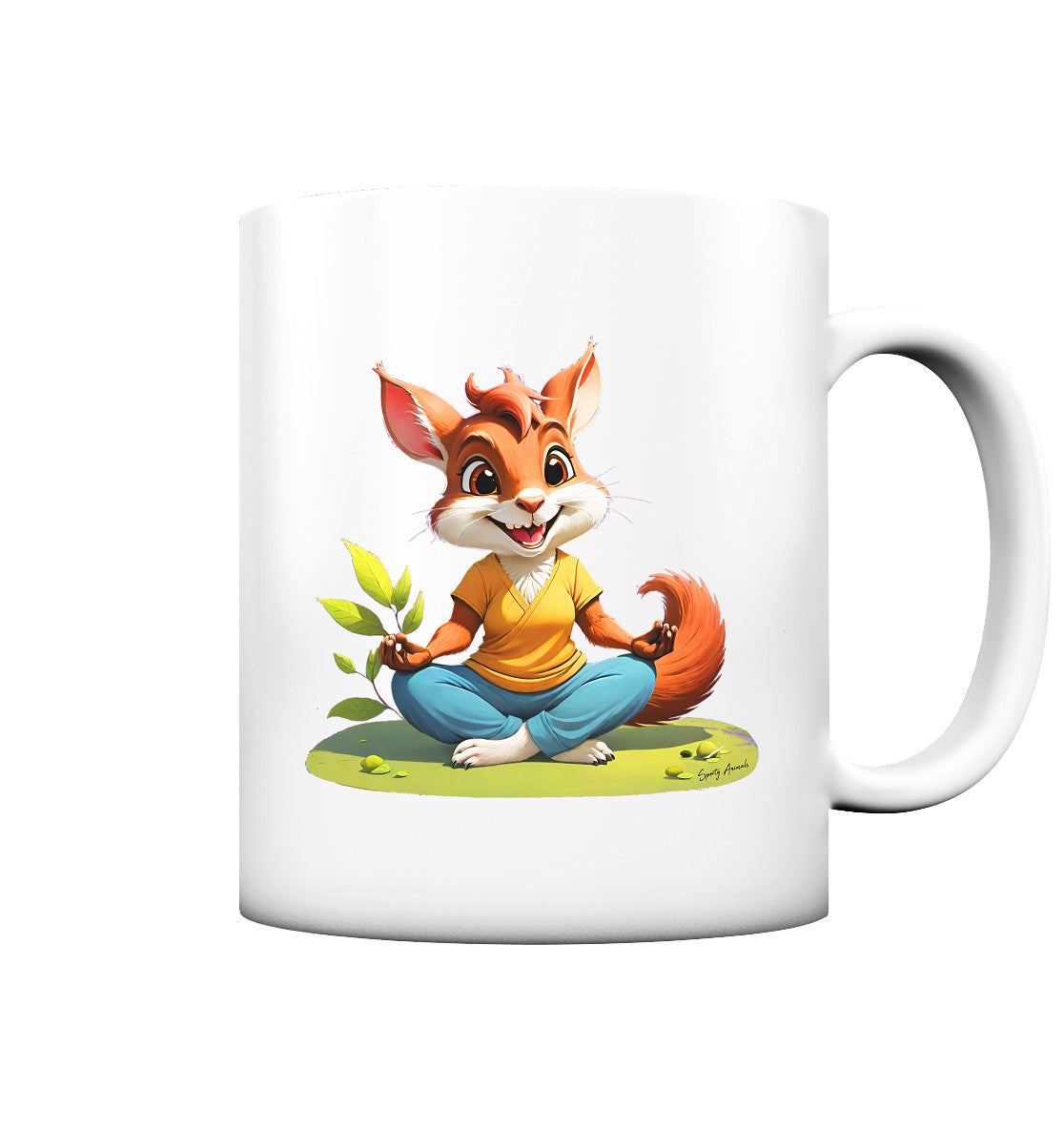 Yoga Squirrel - Tasse matt