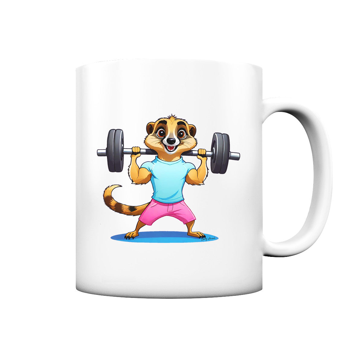 Fitness Meerkat - Tasse matt