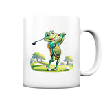 Golfing Turtle - Tasse matt