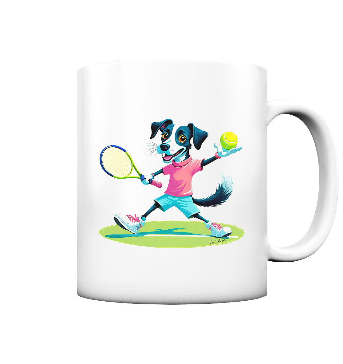 Tennis Dog - Tasse matt