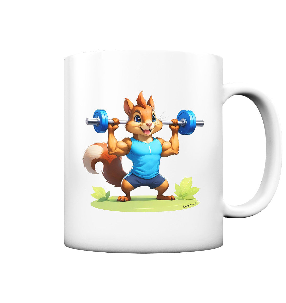 Fitness Squirrel - Tasse matt