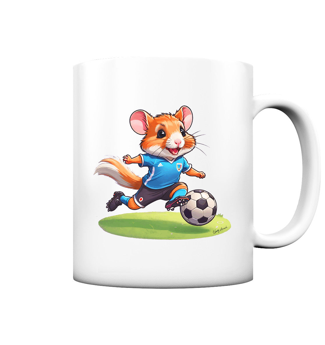 Soccer Hamster - Tasse matt