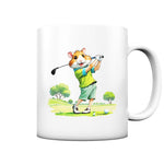 Golfing Hamster - Tasse matt