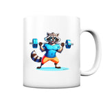 Fitness Raccoon - Tasse matt