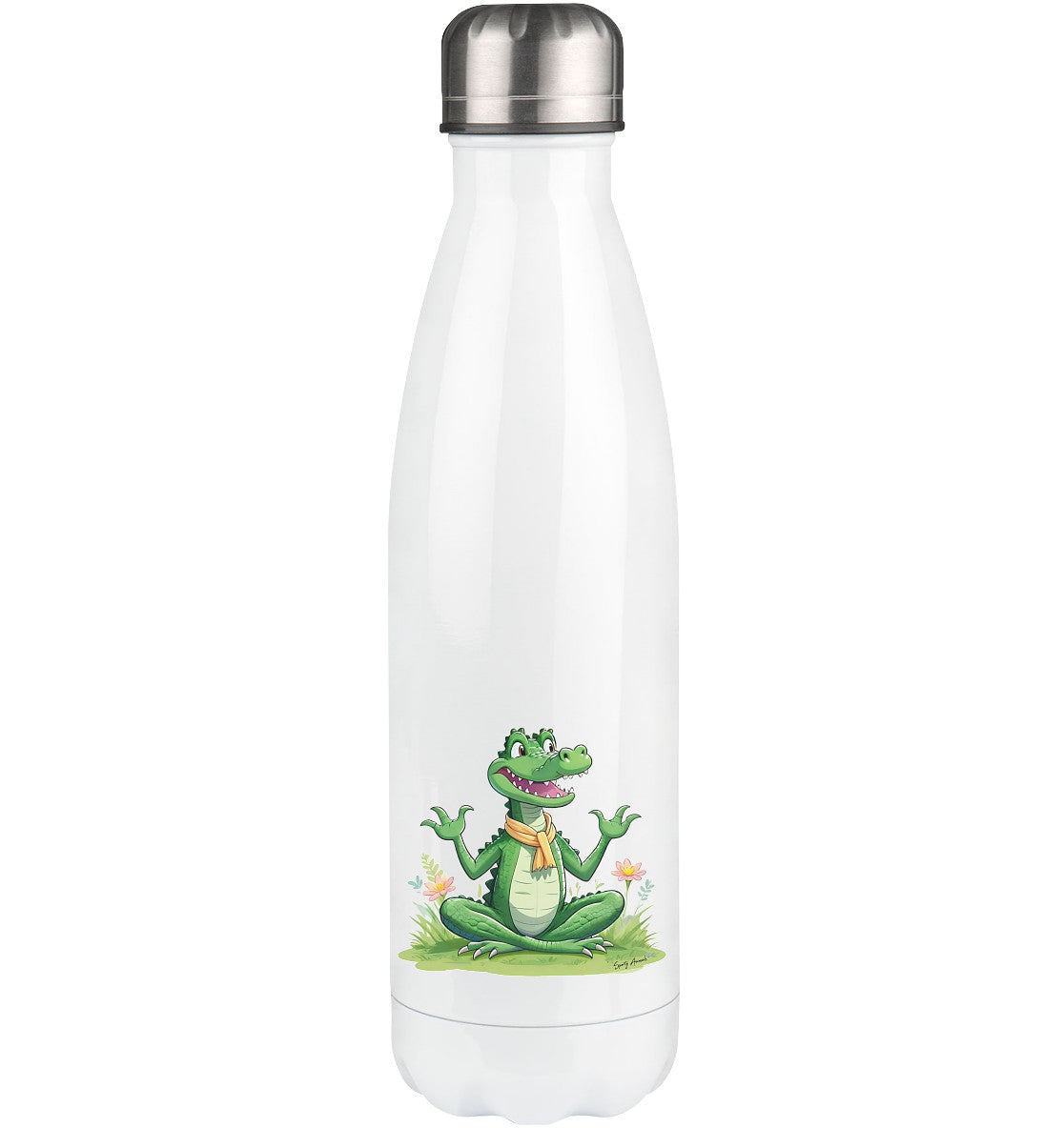 Yoga Crocodile - Thermoflasche 500ml