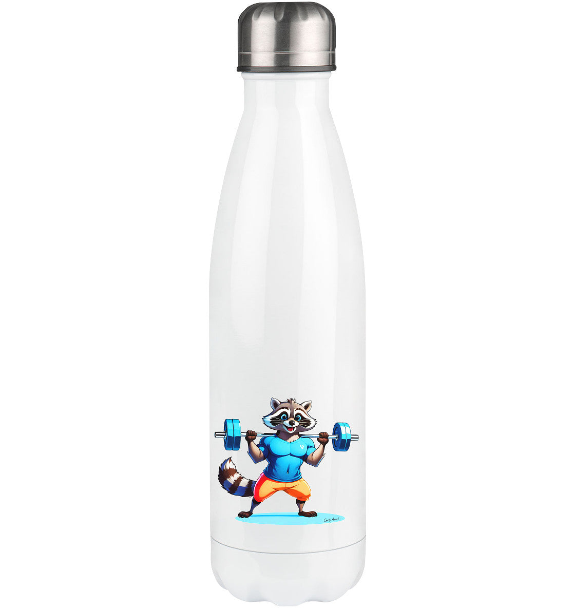 Fitness Raccoon - Thermoflasche 500ml